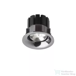   Rendl SHARM BASE süllyesztett lámpa fekete króm 230V LED 10W 24° 3000K R13227