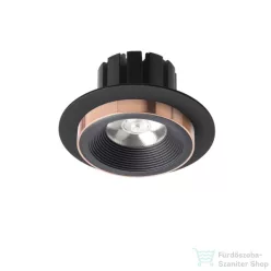  Rendl SHARM R I süllyesztett lámpa fekete/fekete réz 230V LED 10W 24° 3000K R13239