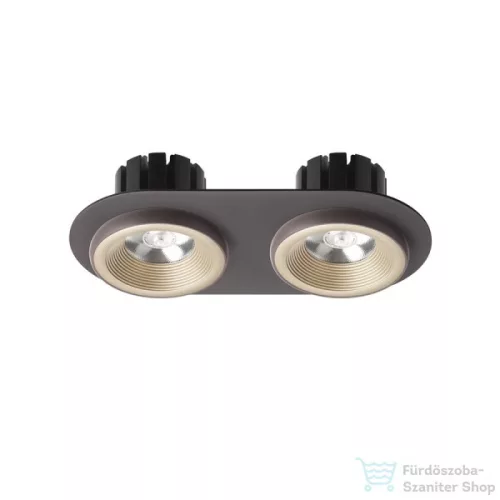 Rendl SHARM R II süllyesztett lámpa gyöngyházarany/barna 230V LED 2x10W 24° 3000K R13241