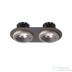   Rendl SHARM R II süllyesztett lámpa barna/gyöngyházarany 230V LED 2x10W 24° 3000K R13242