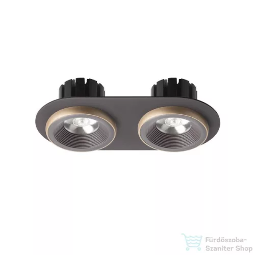 Rendl SHARM R II süllyesztett lámpa barna/gyöngyházarany 230V LED 2x10W 24° 3000K R13242
