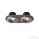Rendl SHARM R II süllyesztett lámpa barna/gyöngyházarany 230V LED 2x10W 24° 3000K R13242