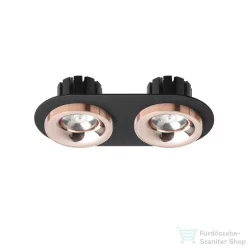   Rendl SHARM R II süllyesztett lámpa fekete réz/réz 230V LED 2x10W 24° 3000K R13243