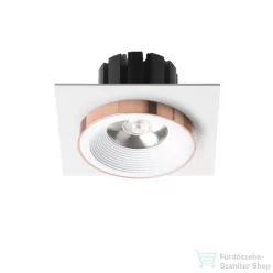   Rendl SHARM SQ I süllyesztett lámpa fehér réz 230V LED 10W 24° 3000K R13250