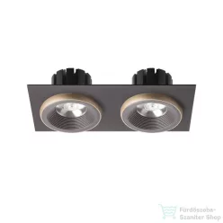   Rendl SHARM SQ II süllyesztett lámpa barna/gyöngyházarany 230V LED 2x10W 24° 3000K R13257
