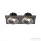 Rendl SHARM SQ II süllyesztett lámpa barna/gyöngyházarany 230V LED 2x10W 24° 3000K R13257