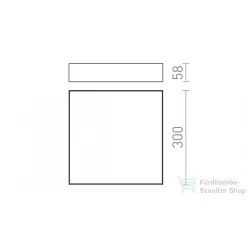   Rendl LARISA SQ 30 DIMM mennyezeti lámpa fehér 230V LED 30W 3000K R13267