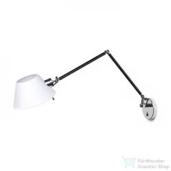   Rendl MONTANA fali lámpa fehér/fekete króm 230V E27 28W R13282