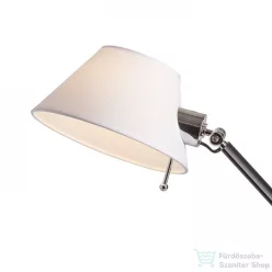  Rendl MONTANA asztali lámpa fehér/fekete króm 230V E27 28W R13283