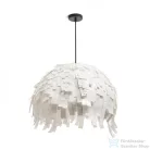 Rendl RARA függő lámpa fehér PVC/fekete 230V E27 15W R13316