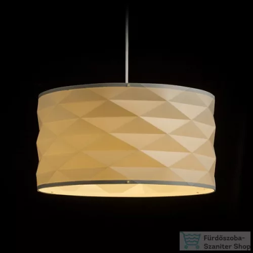 Rendl EZRA 40 függő lámpa fehér PVC/szürke 230V E27 15W R13319