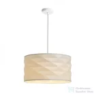 Rendl EZRA 40 függő lámpa fehér PVC/szürke 230V E27 15W R13319