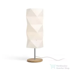   Rendl ZUMBA asztali lámpa fehér PVC/fa/króm 230V E14 11W R13320