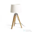 Rendl ALVIS asztali lámpatest  bambusz/króm 230V E27 28W R13339