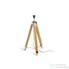 Rendl ALVIS állólámpa talapzat bambusz/króm 230V E27 28W R13340