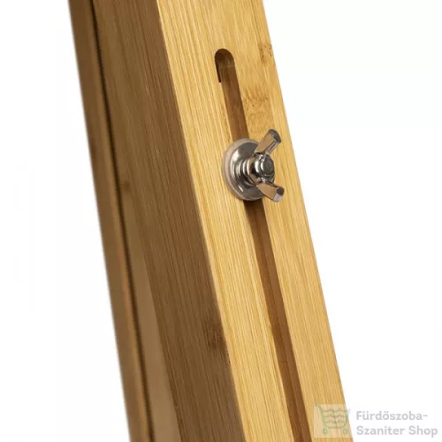 Rendl ALVIS állólámpa talapzat bambusz/króm 230V E27 28W R13340