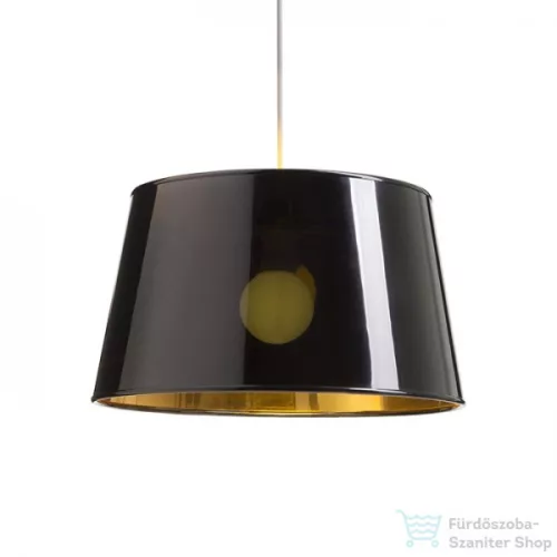 Rendl RIDICK lámpabúra csillogó fekete arany fólia  max. 20W R13344