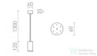 Rendl BELENOS függő lámpa fehér  230V LED GU10 9W R13365