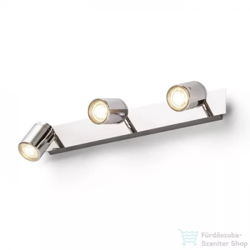 Rendl DUBLIN III felületre szerelhető króm 230V GU10 3x9W IP44 R13379