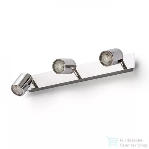 Rendl DUBLIN III felületre szerelhető króm 230V GU10 3x9W IP44 R13379