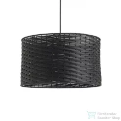   Rendl FIATLUX 41/24 függő lámpa fekete bambusz 230V E27 15W R13398