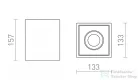 Rendl COLES SQ mennyezeti lámpa gipsz 230V LED GU10 15W R13438