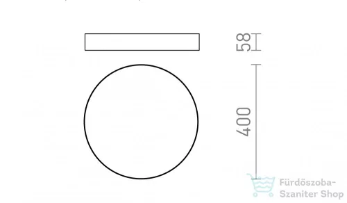 Rendl LARISA R 40 mennyezeti lámpa gyöngyházarany 230V LED 50W 3000K R13485