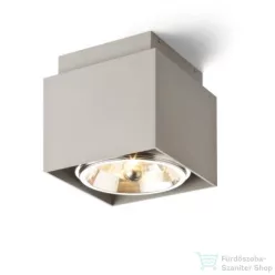   Rendl EX 111 mennyezeti szögletes lámpa szálcsiszolt alumínium 230V/12V G53 50W R13491