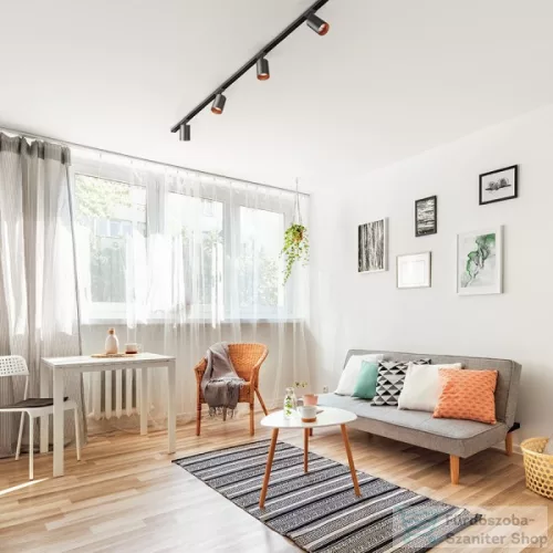 Rendl CONNOR egyfázisú áramkörös sínre fekete/aranysárga  230V LED GU10 10W R13498