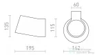 Rendl BENITA fali lámpa gipsz 230V E14 25W R13520