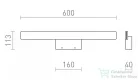 Rendl MAREA 60 fali lámpa fehér 230V LED 18W IP44 3000K R13554