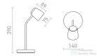 Rendl JOLI asztali lámpa fekete  230V LED GU10 10W R13558
