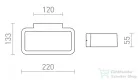 Rendl TAPA fali lámpa fehér 230V LED 6W IP54 3000K R13562