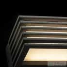 Rendl CLAIRE 14 fali lámpa antracitszürke tej akril 230V LED 6W IP54 3000K R13564