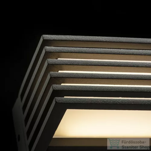 Rendl CLAIRE 14 fali lámpa antracitszürke tej akril 230V LED 6W IP54 3000K R13564