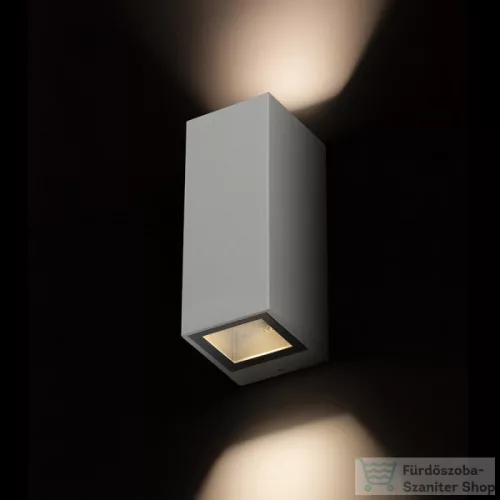 Rendl DESMOND II fali lámpa ezüstszürke 230V GU10 2x35W IP44 R13610