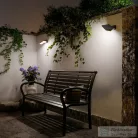 Rendl TWIST fali lámpa antracitszürke 230V LED 12W IP65 3000K R13616