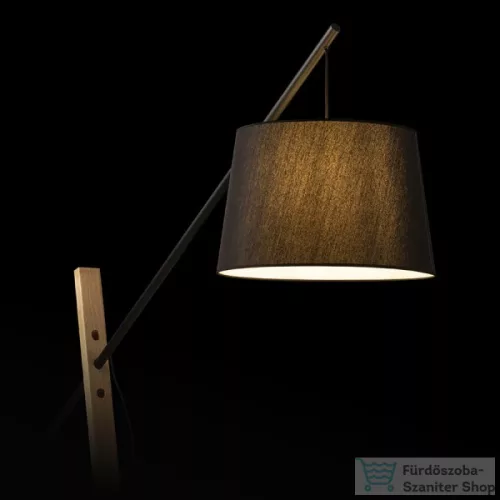 Rendl DANTE állólámpa fekete fa 230V E27 25W R13653