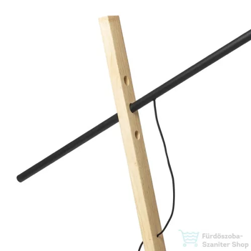 Rendl DANTE állólámpa fekete fa 230V E27 25W R13653