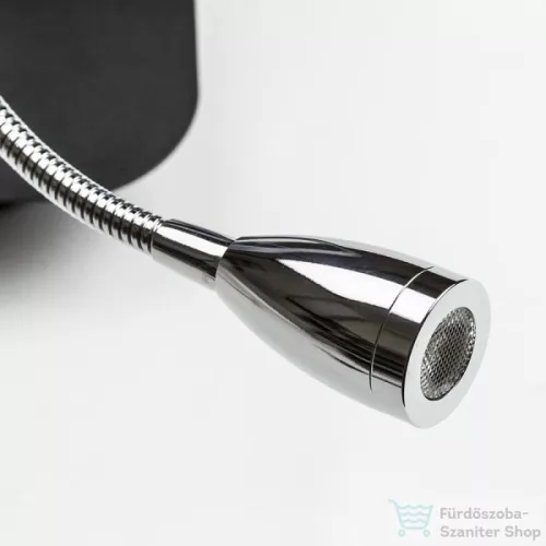 Rendl PERTH fali lámpa LED spotlámpával fekete/fekete króm 230V E14 LED 15+3W 30°  3000K R13662
