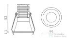 Rendl OWEN DIMM süllyesztett lámpa fehér 230V LED 7W 45° IP54 3000K - 1800K R13667