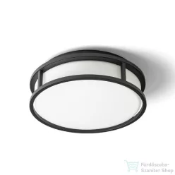   Rendl GRANDE LED 25 mennyezeti lámpa opál üveg/fekete 230V LED 12W IP44 3000K R13677