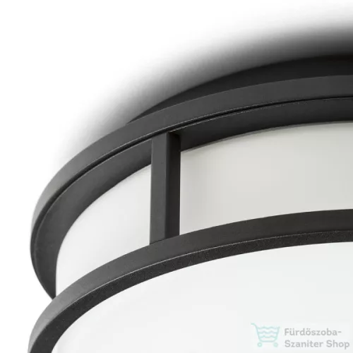 Rendl GRANDE LED 25 mennyezeti lámpa opál üveg/fekete 230V LED 12W IP44 3000K R13677