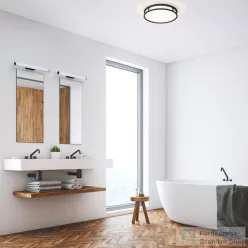   Rendl GRANDE LED 35 mennyezeti lámpa opál üveg/fekete 230V LED 24W IP44 3000K R13679