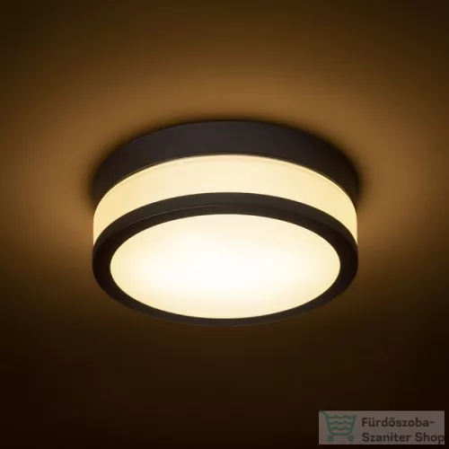 Rendl CIRA LED 23 mennyezeti lámpa opál üveg/fekete 230V LED 12W IP44 3000K R13680