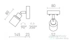 Rendl LINN I fali lámpa opál üveg/króm 230V G9 LED 3W IP44 R13695