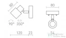 Rendl VALTO I fali lámpa króm 230V GU10 LED 5W IP44 R13696