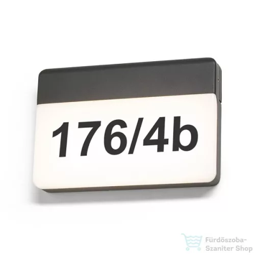 Rendl GAVIN fali lámpa antracitszürke tej akril 230V LED 13W IP65 3000K R13756