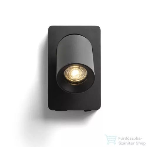Rendl VOLTERA USB fali lámpa fekete 230V GU10 50W R13764