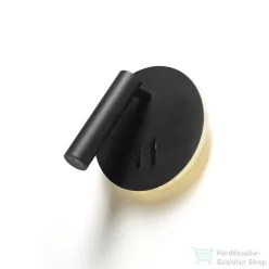   Rendl THALIA fali lámpa fekete szatén akril 230V LED 6+3W 3000K R13765